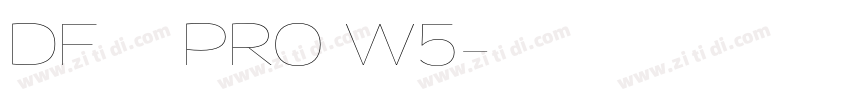 DF金文体 PRO W5字体转换